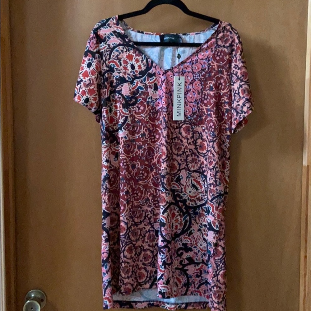 MinkPink scroll dress